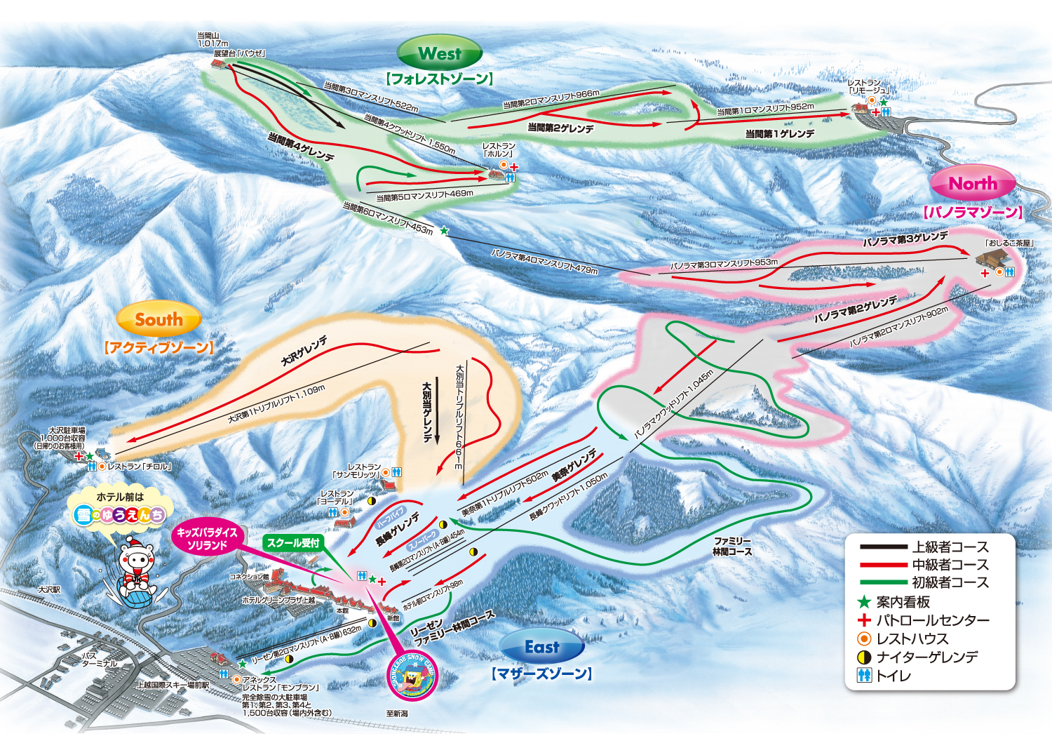 Joetsu Kokusai Course Map